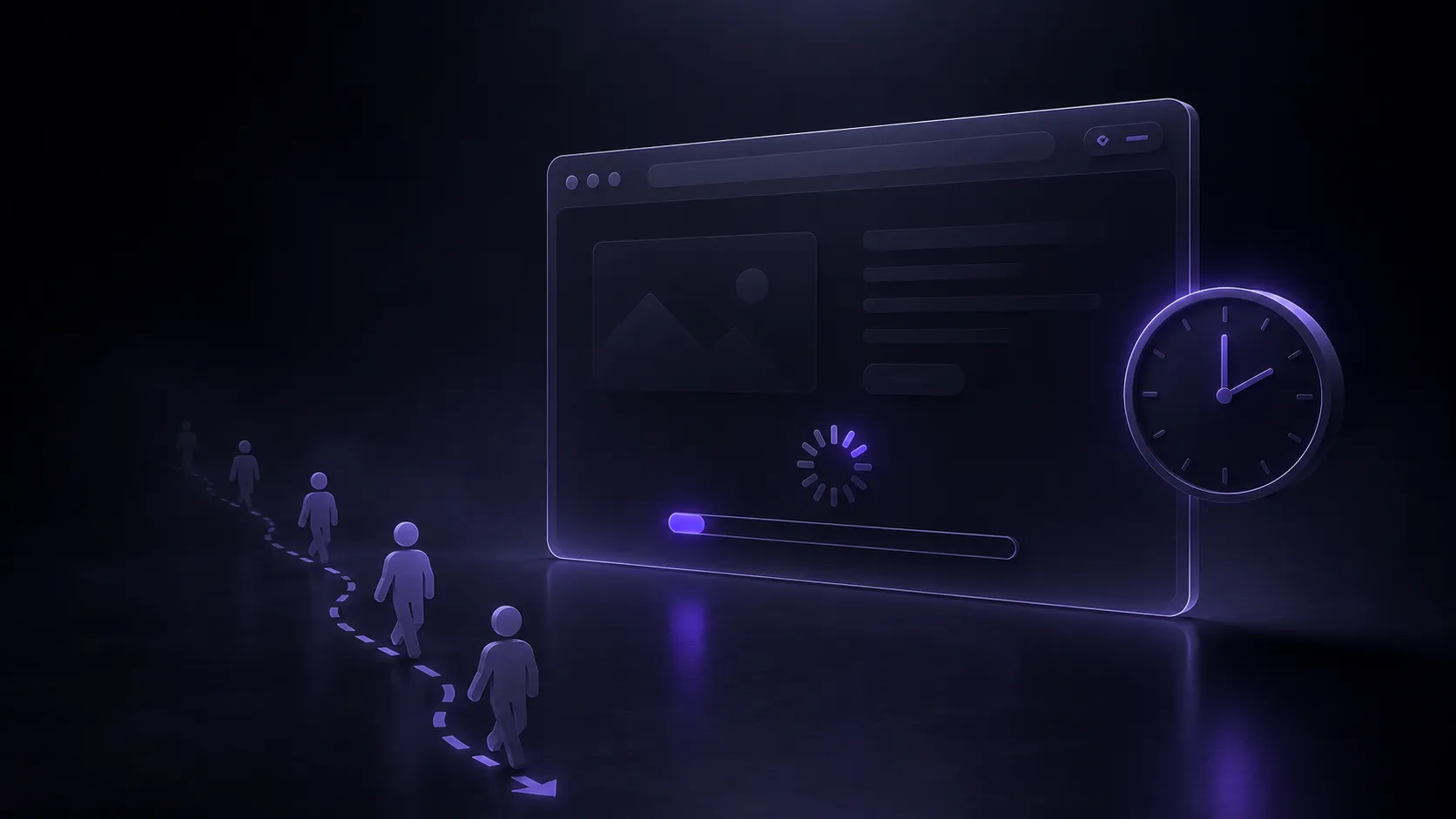 Slow load speed is a landing page mistake that costs conversions before content even loads